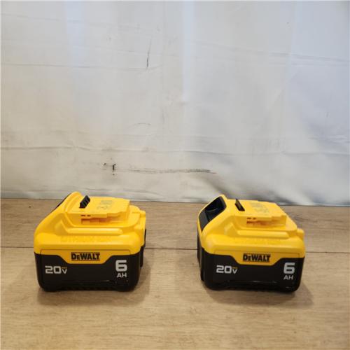 AS-IS- DEWALT FLEXVOLT 20V/60V MAX Lithium-Ion 6.0Ah Battery Pack (2 Pack)