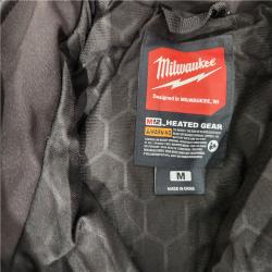 AS-IS- Men's Medium M12 12V Lithium-Ion Cordless TOUGHSHELL Black Heated Jacket (Jacket and Charger/Power Source Only)