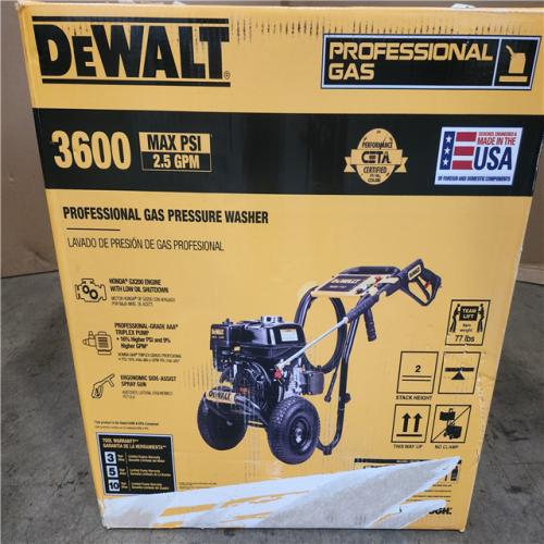 Phoenix NEW DEWALT 3600 PSI 2.5 GPM Cold Water Gas Professional Pressure Washer with HONDA GX200 Engine