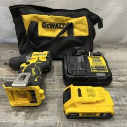 AS-IS DEWALT Atomic 20V Lithium-Ion Cordless Compact 1/2 in. Drill/Driver Kit