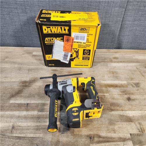 HOUSTON LOCATION - AS-IS Dewalt DCH172B MAX Atomic 20V 5/8 Inch Brushless Cordless SDS Plus Rotary Hammer (Tool Only)