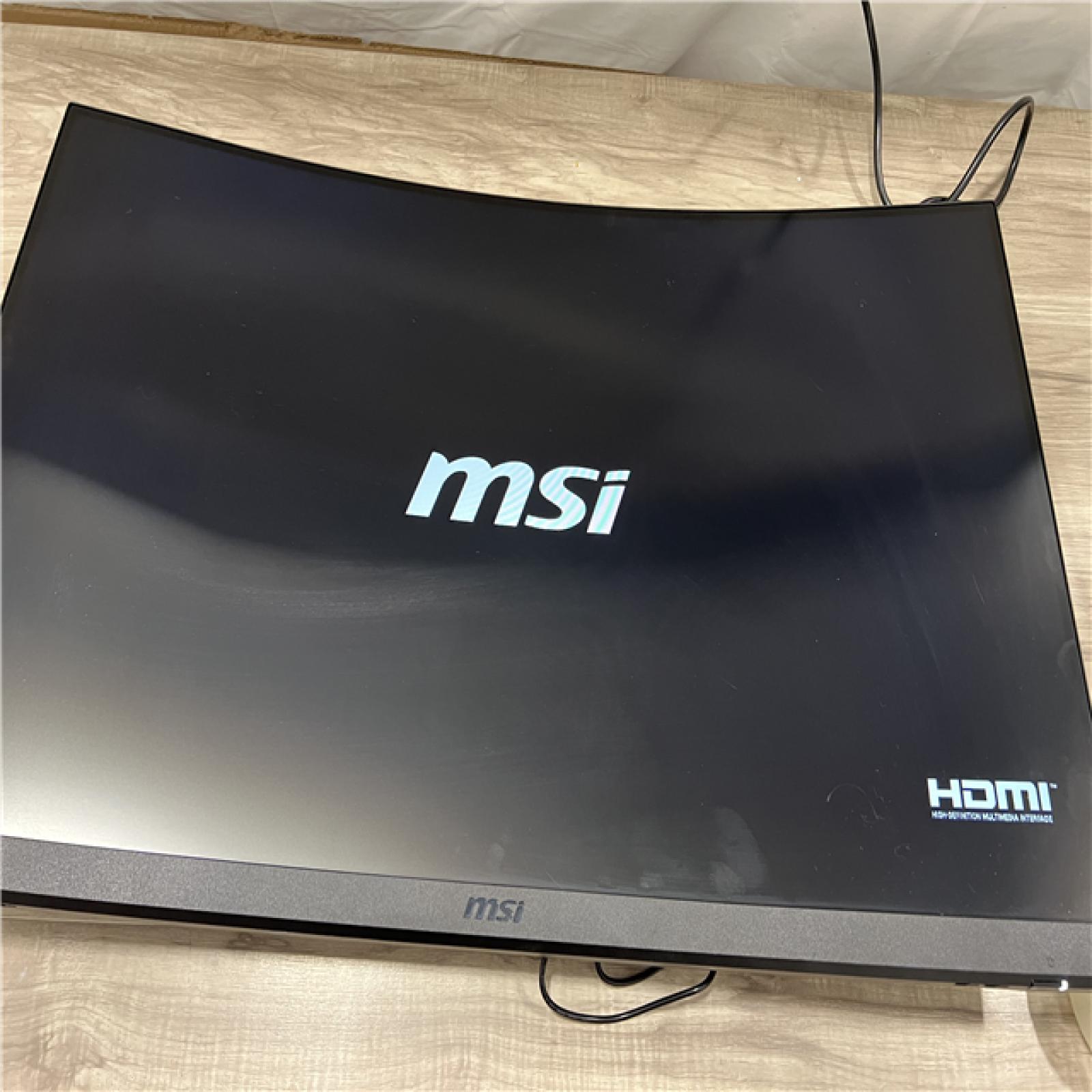 AS-IS MSI 31.5 Curved FHD (1920x1080) HDMI DP 165Hz 1ms FreeSync LCD Gaming Monitor