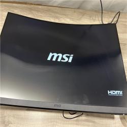 AS-IS MSI 31.5 Curved FHD (1920x1080) HDMI DP 165Hz 1ms FreeSync LCD Gaming Monitor