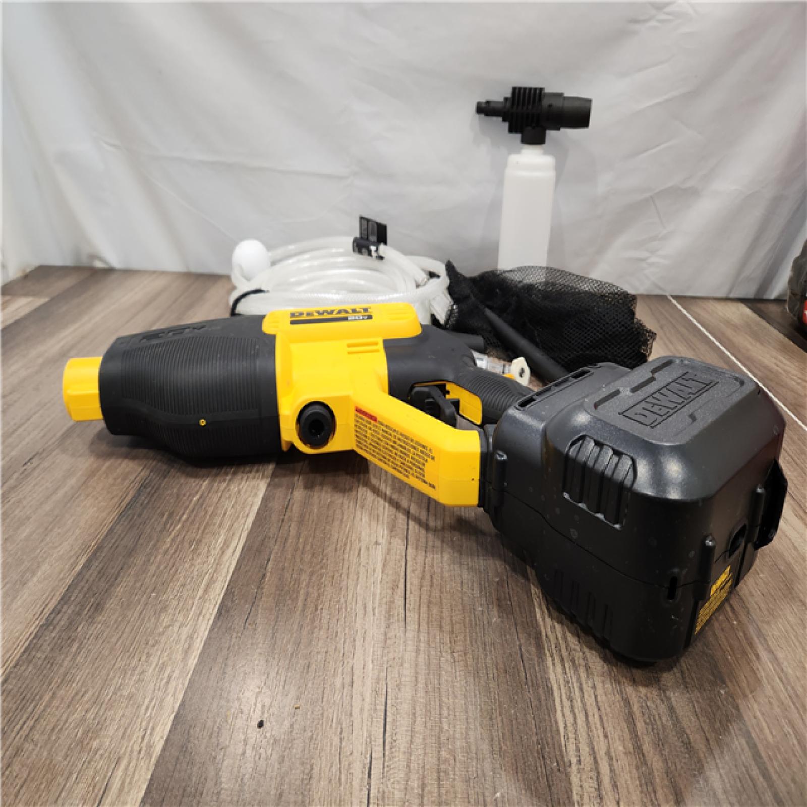 AS-IS - Dewalt 20V 550 PSI  1 GPM Cordless Power Cleaner W/ 4 Nozzles Tool-Only
