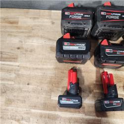 HOUSTON LOCATION - AS - IS MILWAUKEE BATTERY PACK QTY - 10