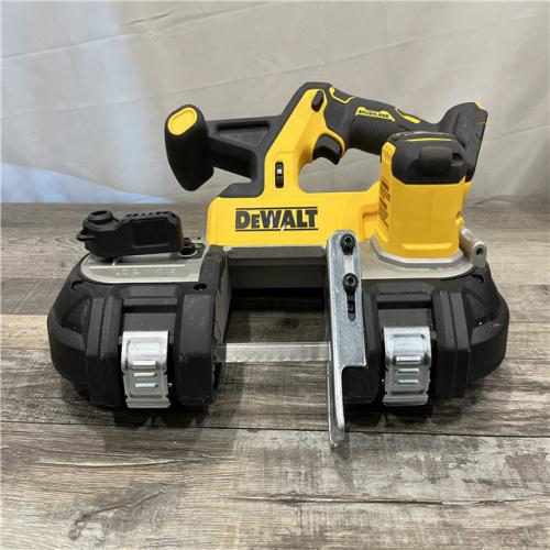 AS-IS DEWALT 20-Volt MAX 3-3/8 in. Cordless Brushless Bandsaw (Tool-Only)