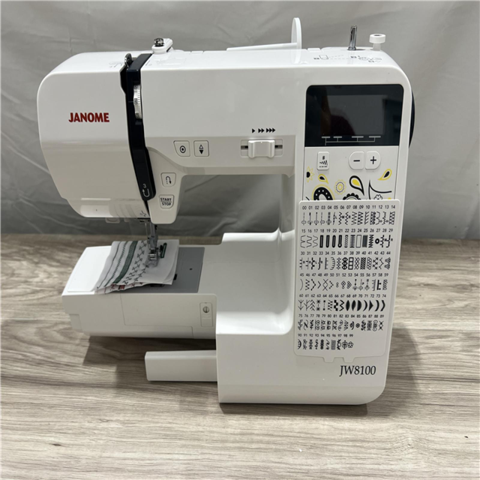 AS-IS Janome - JW8100 Computerized Sewing Machine