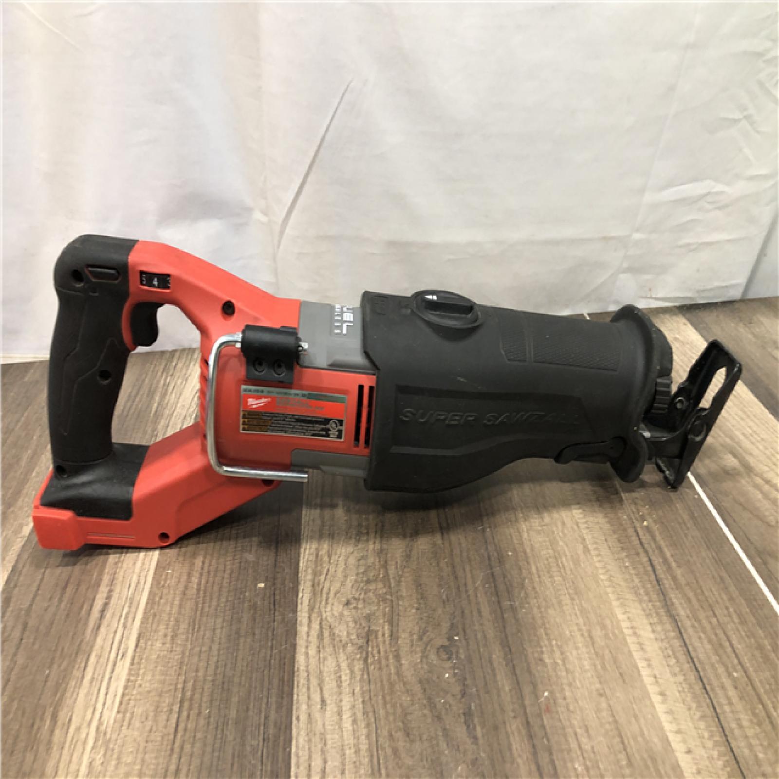 AS-IS Milwaukee FUEL 18V Lithium-Ion Brushless Cordless Super SAWZALL Orbital Reciprocating Saw (Tool-Only)