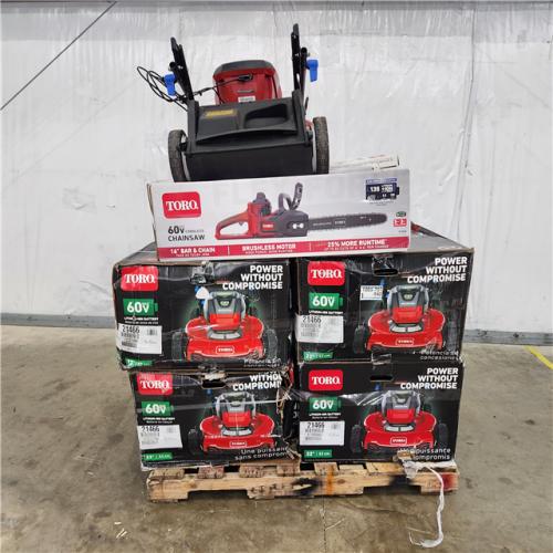 Houston Location - AS-IS Toro Lawn Equipment Pallet (New)