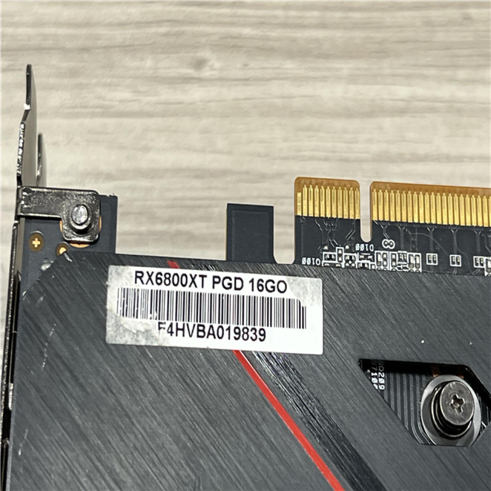 AS-IS ASRock RX 6800XT PG D 16G OC AMD Radeon RX6800XT Graphics Board 16GB