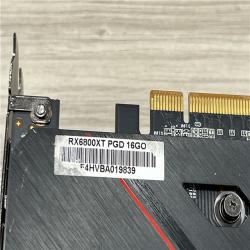 AS-IS ASRock RX 6800XT PG D 16G OC AMD Radeon RX6800XT Graphics Board 16GB