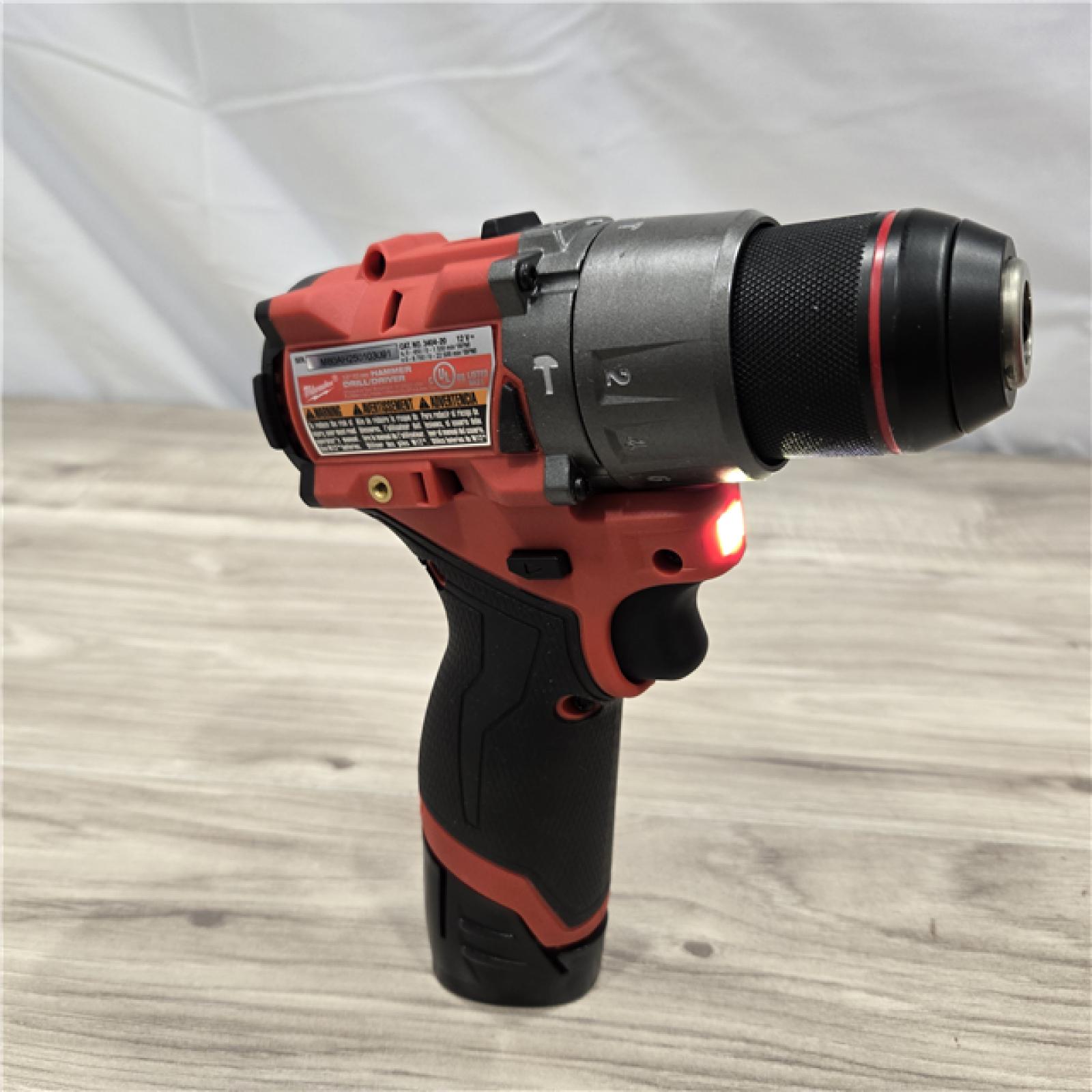 LIKE NEW! - Milwaukee 3497-22 12V Brushless Hammer Drill and Impact Driver Combo Kit