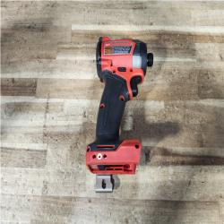 Houston Location AS-IS Milwaukee FUEL 18V Lithium-Ion Brushless Cordless 1/4 in. Hex Impact Driver (Tool-Only)