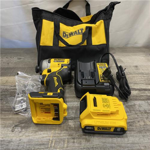 AS-IS DEWALT Atomic 20V Max Lithium-Ion Brushless Cordless Compact 1/4 in. Impact Driver Kit