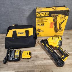HOUSTON LOCATION - AS-IS DeWalt 15 GA ANGLED FINISH NAILER KIT W/ BATTERY & CHARGER