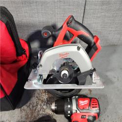 HOUSTON LOCATION - AS-IS Milwaukee M18 18-Volt Lithium-Ion Cordless Combo Tool Kit (5-Tool) with (1) 3.0Ah and (1) 1.5Ah Battery, (1) Charger, (1) Tool Bag