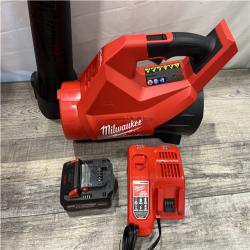 AS-IS Milwaukee FUEL 120 MPH 500 CFM 18V Brushless Cordless Battery Powered Leaf Blower Kit