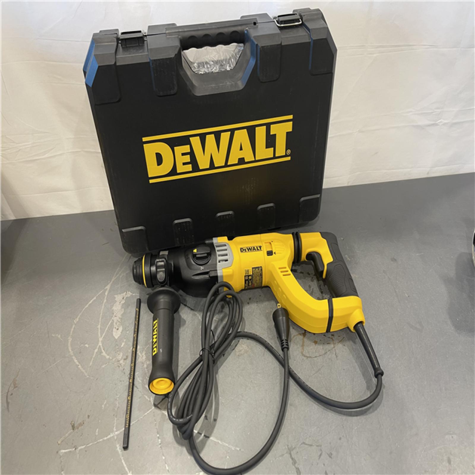AS-IS - DEWALT 8.5 Amp 1-1/8 in. Corded SDS-plus D-Handle Concrete/Masonry Rotary Hammer Drill