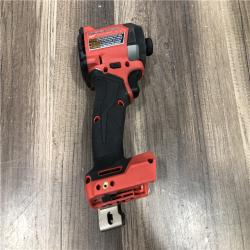 AS-IS Milwaukee FUEL 18V Lithium-Ion Brushless Cordless 1/4 in. Hex Impact Driver (Tool-Only)