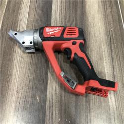 AS-IS Milwaukee 18-Volt Lithium-Ion Cordless 18-Gauge Double Cut Metal Shear (Tool-Only)