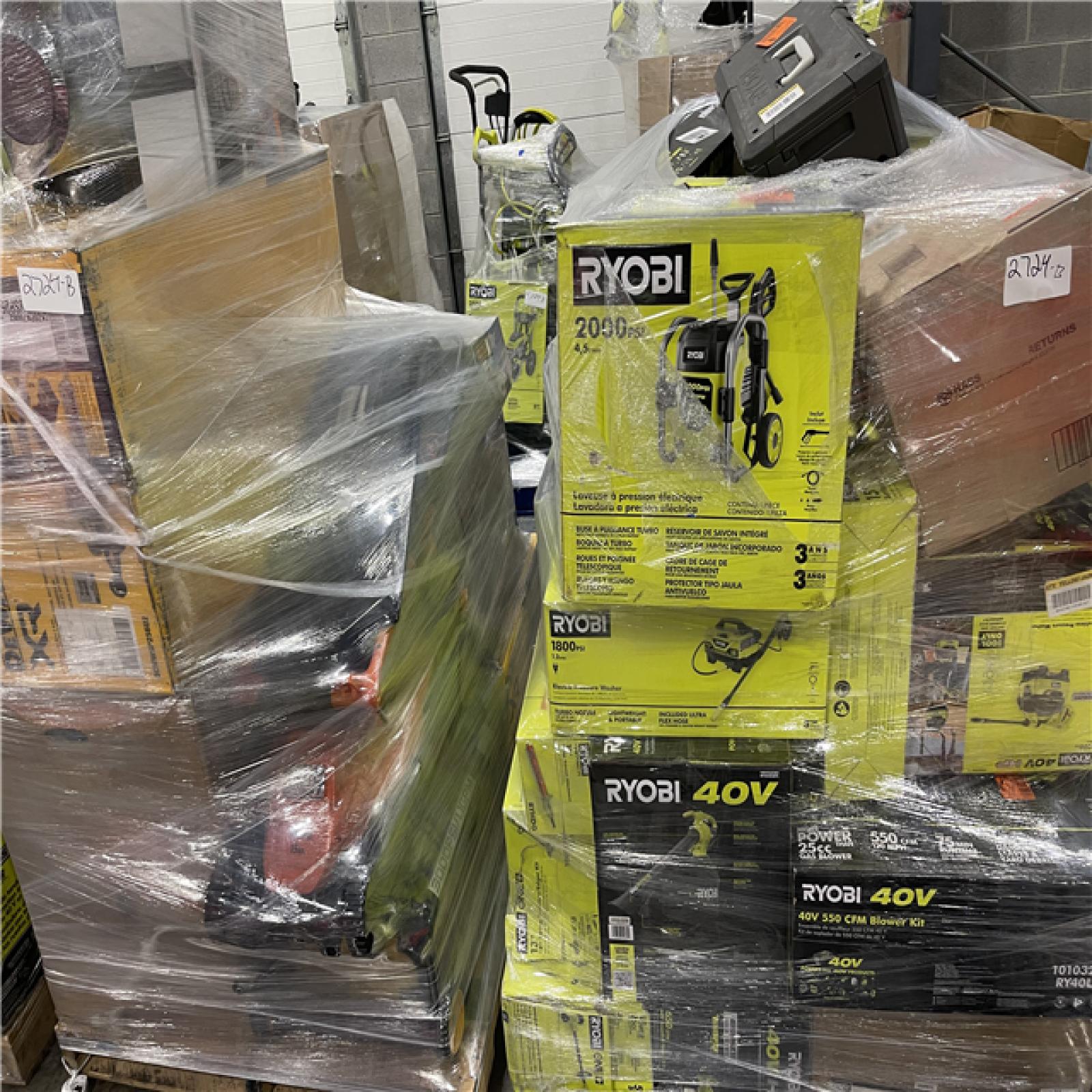 Pittston Location As-Is Power Tools Partial Truckload (14 pallets) 2724-B