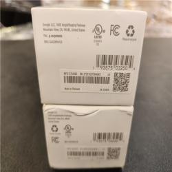 Phoenix AS-IS Google Nest Doorbell (Wired  2nd Gen) - Smart Wi-Fi Video Doorbell Camera (2-Pack)