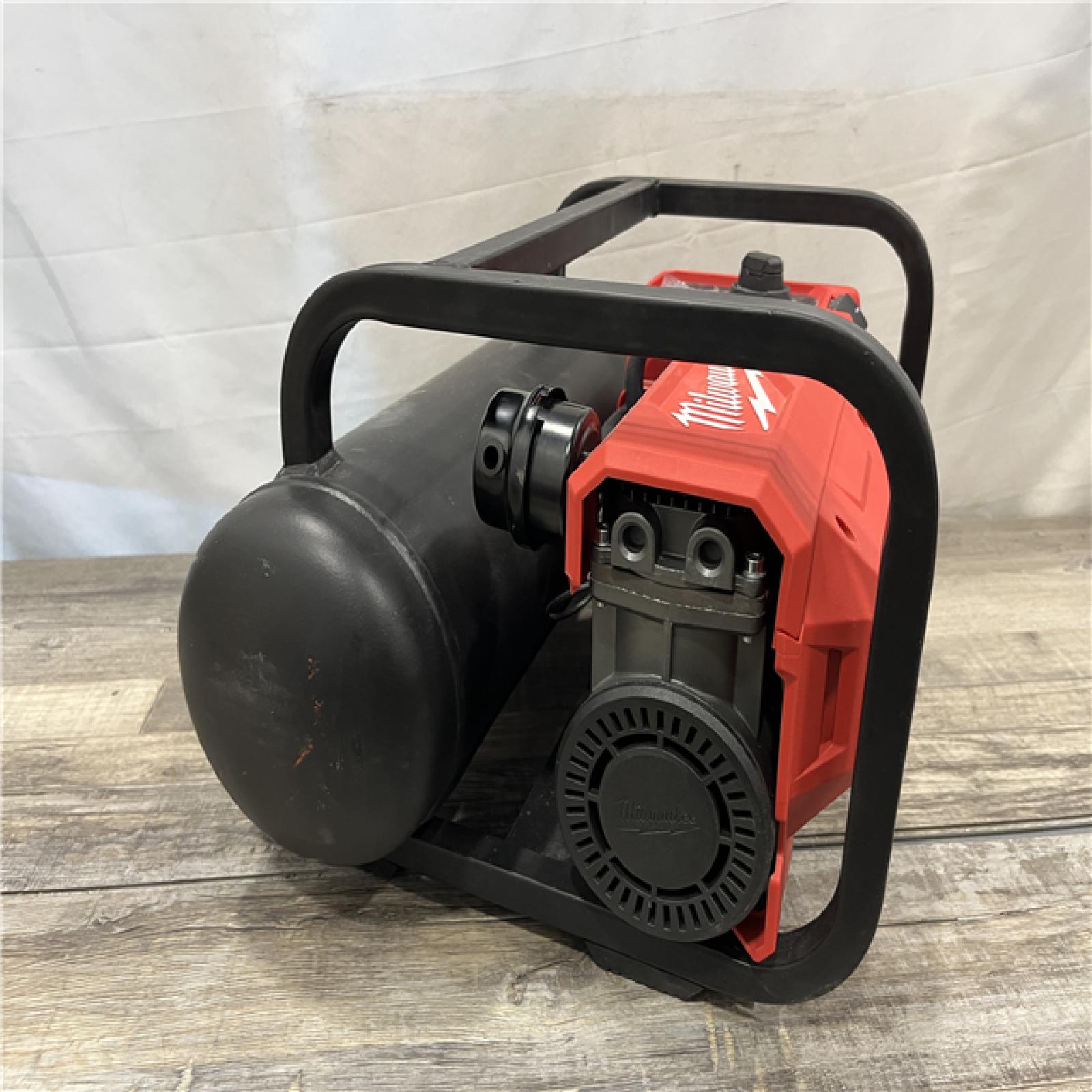 AS-IS Milwaukee FUEL 18-Volt Lithium-Ion Brushless Cordless 2 Gal. Electric Compact Quiet Compressor (Tool-Only)