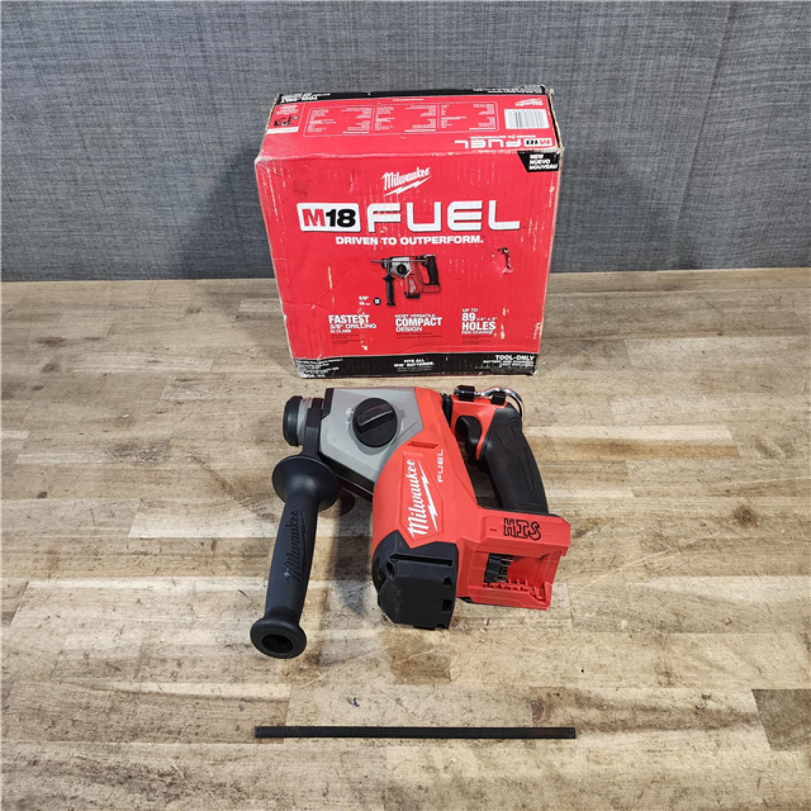 HOUSTON LOCATION - AS-IS Milwaukee FUEL 18V Lithium-Ion Brushless Cordless 5/8 in. SDS-Plus Rotary Hammer (Tool-Only)
