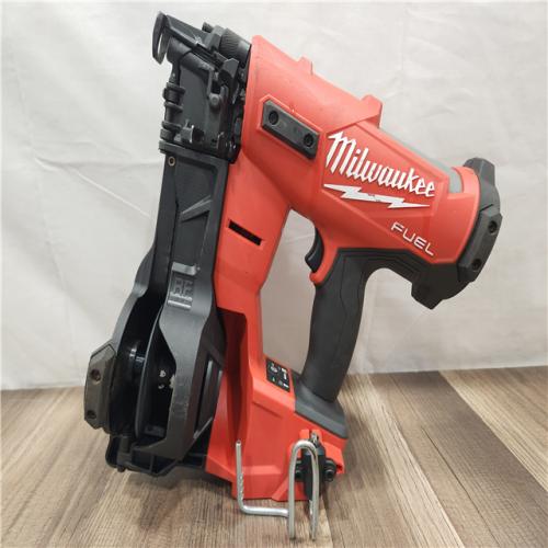 AS-IS- Milwaukee M18 FUEL 18-Volt Lithium-Ion Brushless Cordless Coil Roofing Nailer (Tool Only)
