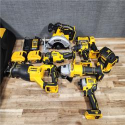 HOUSTON LOCATION - AS-IS DEWALT 20V Lithium-Ion Cordless 8-Tool Combo Kit