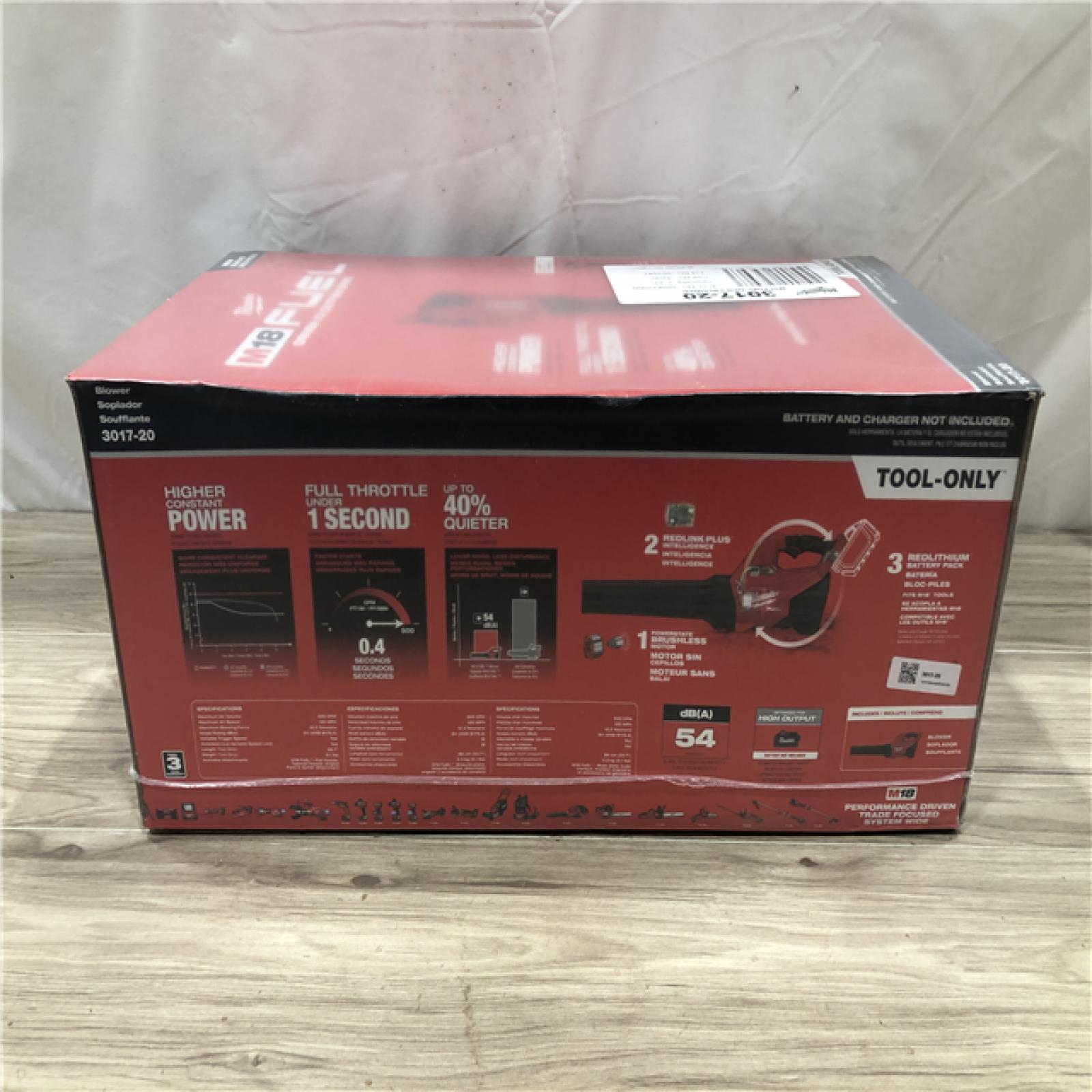 NEW! - Milwaukee M18 FUEL 18V Lithium-Ion Cordless Handheld Blower (Tool-Only)