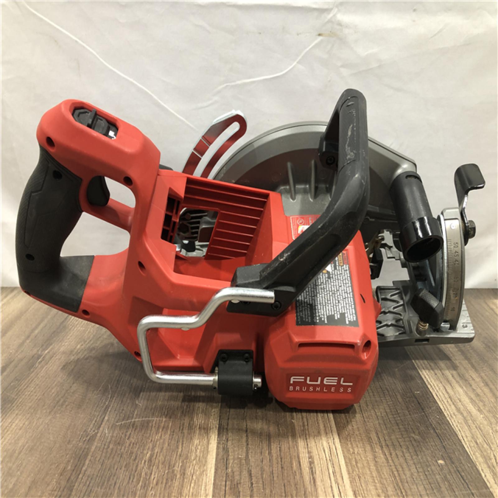 AS-IS Milwaukee FUEL 18V Lithium-Ion Cordless 7-1/4 in. Rear Handle Circular Saw (Tool-Only)