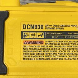 AS-IS DEWALT 20V 30 Degree Cordless Framing Nailer (Tool-Only)