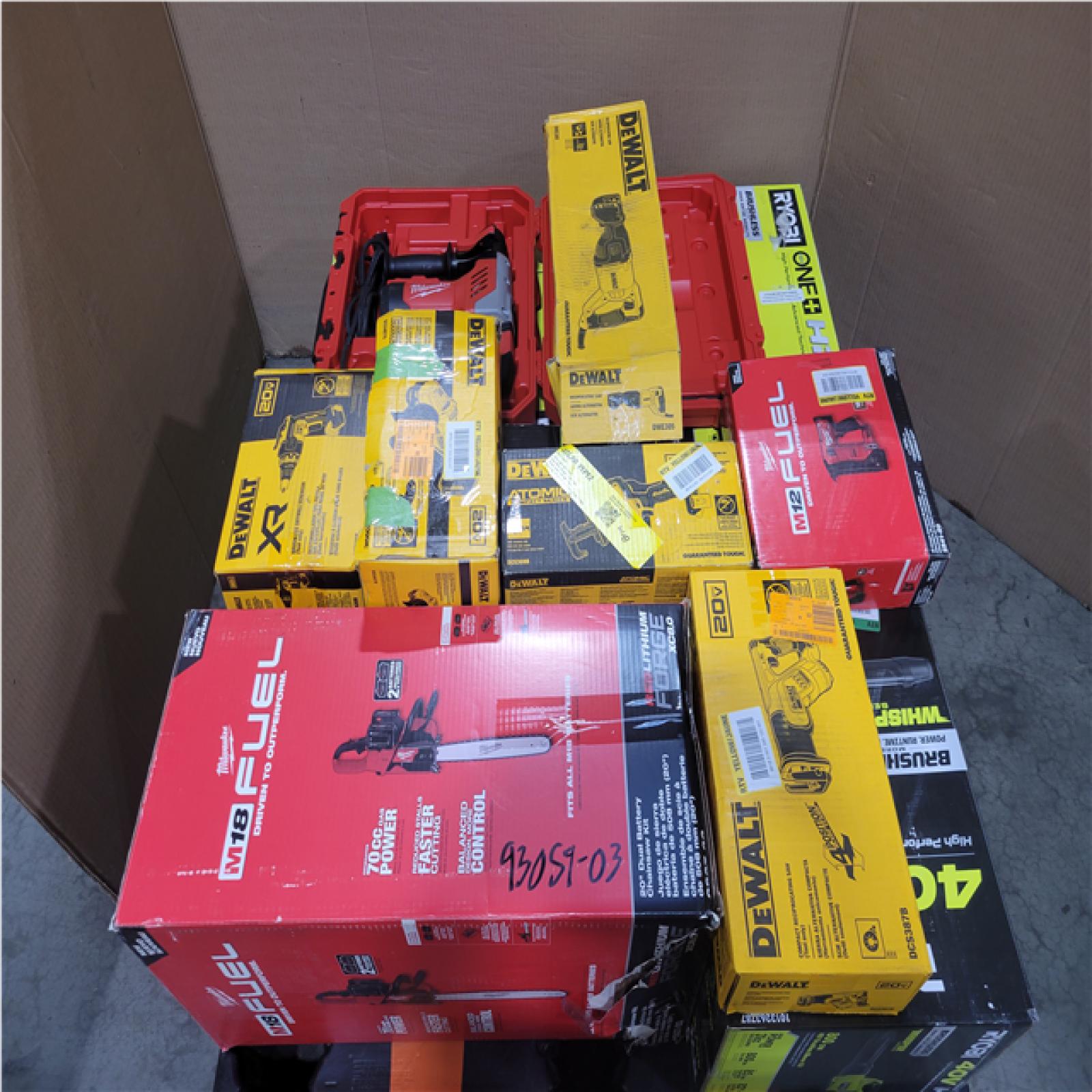 CALIFORNIA AS-IS TOOL PALLET