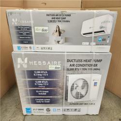 Phoenix NEW Hessaire DIY 22 SEER2 12 000 BTU Wi-Fi 1-Ton Ductless Mini Split Air Conditioner and Heat Pump Variable Speed Inverter-115-Volt (SEALED)