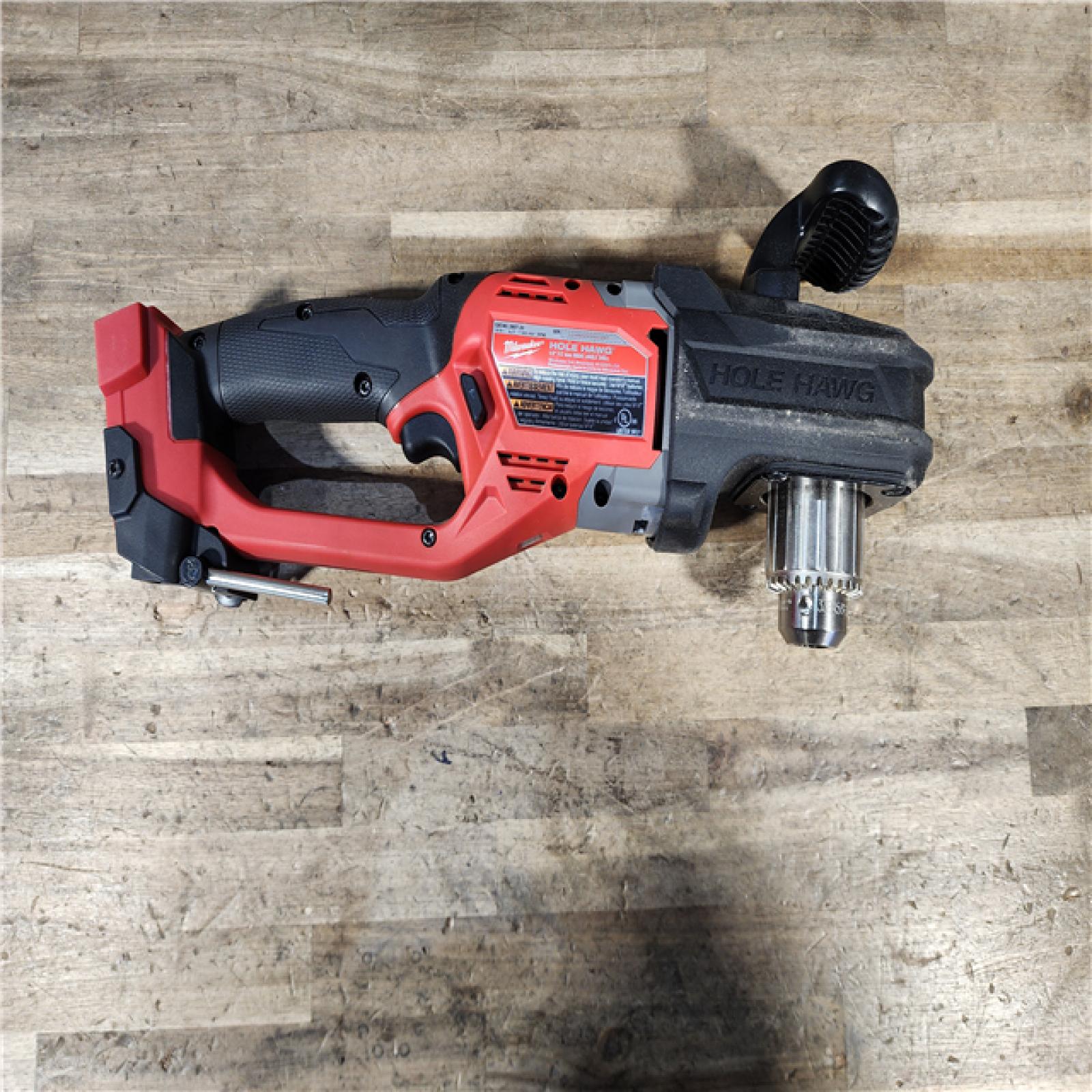 HOUSTON LOCATION - AS-IS Milwaukee FUEL GEN II 18V Lithium-Ion Brushless Cordless 1/2 in. Hole Hawg Right Angle Drill (Tool-Only)