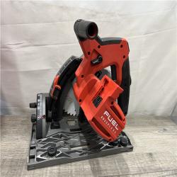 AS-IS Milwaukee FUEL 18V Lithium-Ion Brushless Cordless 6-1/2 in. Plunge Track Saw PACKOUT Kit