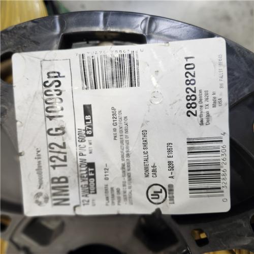 DALLAS LOCATION - Southwire 1000 ft. 12/2 Solid Romex SIMpull CU NM-B W/G Wire PALLET-(9 UNITS)