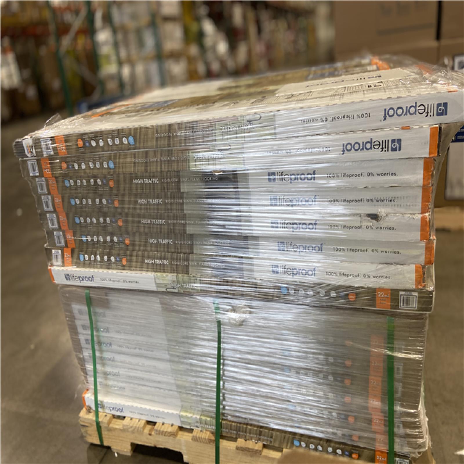 DALLAS LOCATION - Lifeproof Montrouge Oak 22 MIL x 9.06 in. W x 48.03 in. L Click Lock Waterproof Vinyl Plank Flooring (21.15 sq. ft. /Case) - 64 CASES