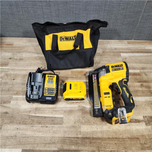 HOUSTON LOCATION - AS - IS DEWALT ATOMIC 20V MAX Lithium Ion Cordless 23 Gauge Pin Nailer Kit