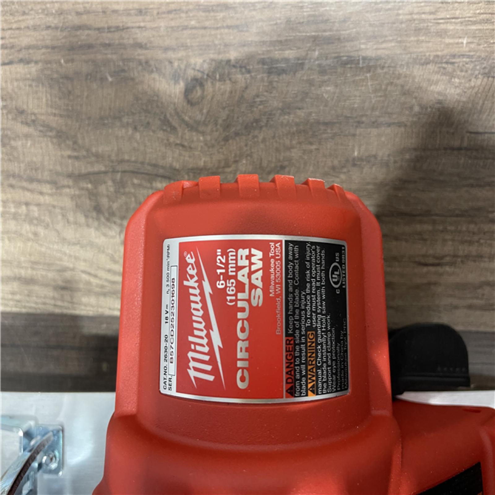 AS-IS Milwaukee M18 18V Lithium-Ion Cordless 6-1/2 in. Circular Saw (Tool-Only)