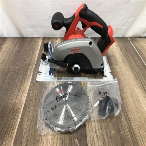 AS-IS Milwaukee 18V Lithium-Ion Cordless 6-1/2 in. Circular Saw (Tool-Only)