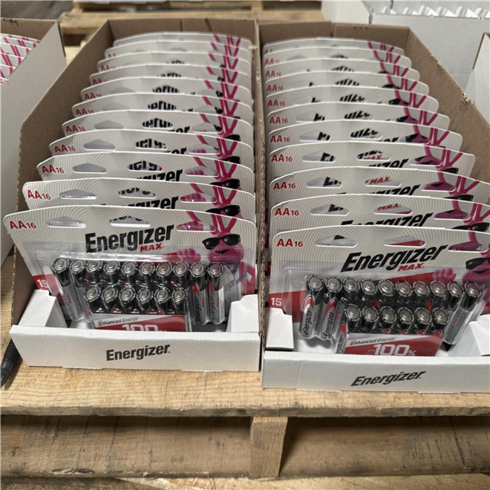 CALIFORNIA AS-IS ENERGIZER MAX AA16 BATTERIES 22 UNITS