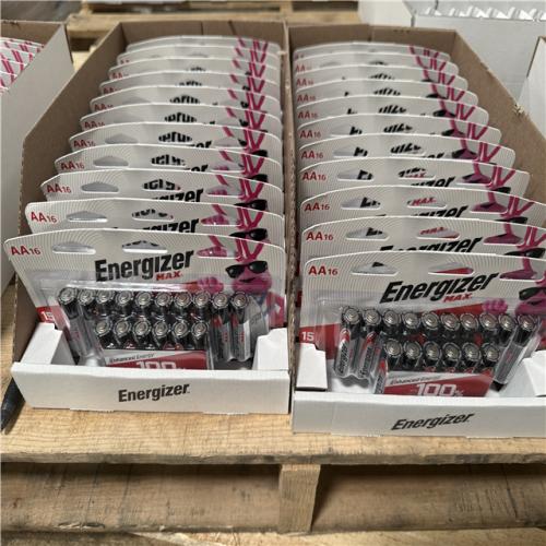 CALIFORNIA AS-IS ENERGIZER MAX AA16 BATTERIES 22 UNITS