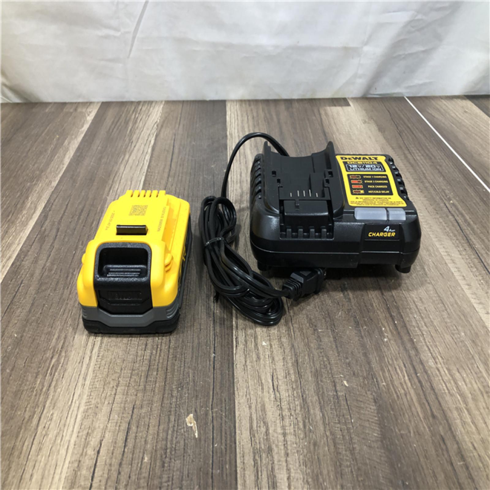 AS-IS DEWALT 20V MAX XR POWERSTACK Lithium-Ion Battery Starter Kit