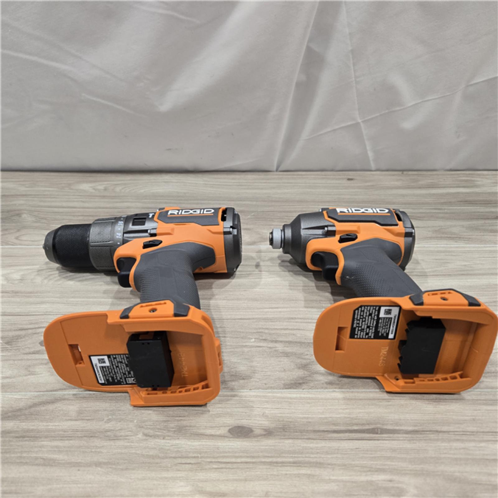 AS-IS RIDGID 18V Brushless Cordless 2-Tool Combo Kit