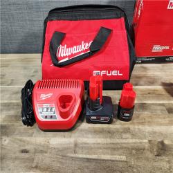 HOUSTON LOCATION - AS-IS (APPEARS LIKE NEW) Milwaukee 3497-22 12V Brushless Hammer Drill and Impact Driver Combo Kit