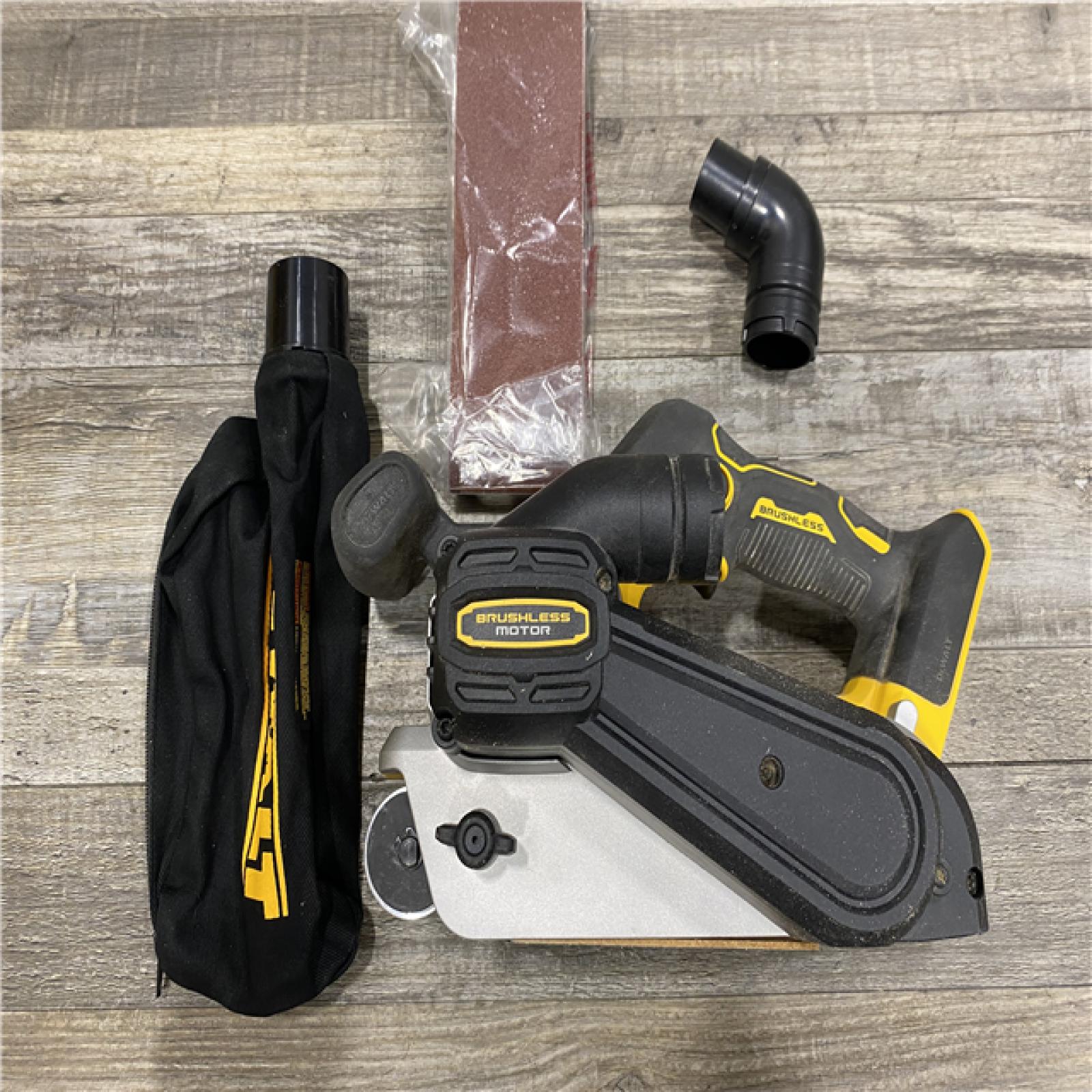 AS-IS DEWALT 20V MAX* XR Brushless Cordless Belt Sander (Tool-Only)