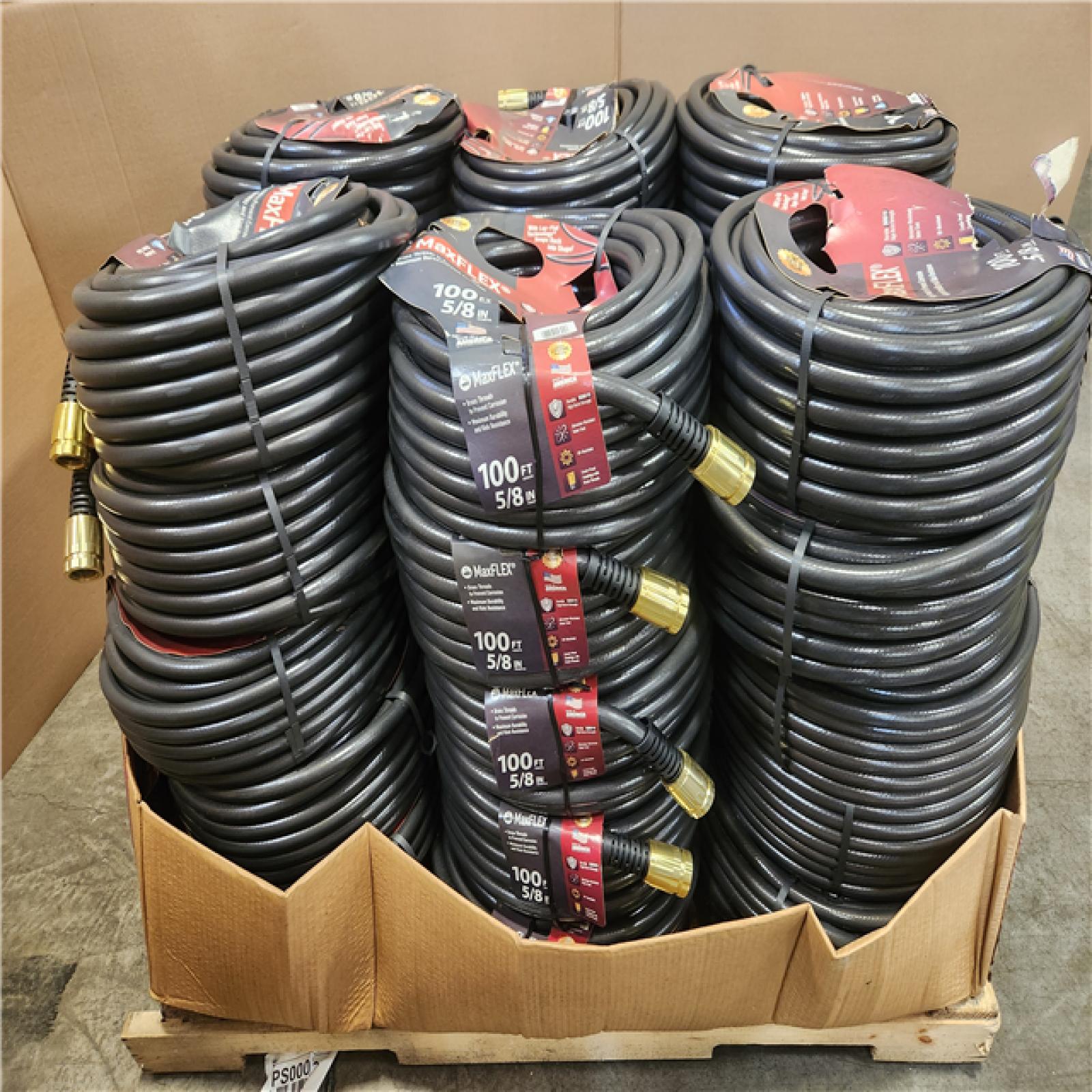 Phoenix AS-IS Swan Maximum FLEX 5/8 in. x 100 ft. Premium Duty Garden Hose Pallet (30-Hoses)