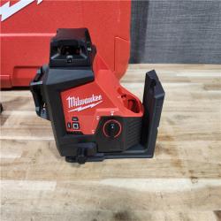 HOUSTON LOCATION - AS-IS (APPEARS LIKE NEW) Milwaukee 12-Volt Lithium-Ion Cordless Green 250 ft. 3-Plane Laser Level Kit